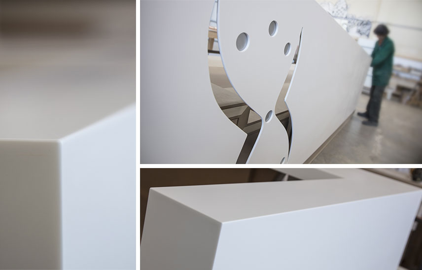 lavorazione corian